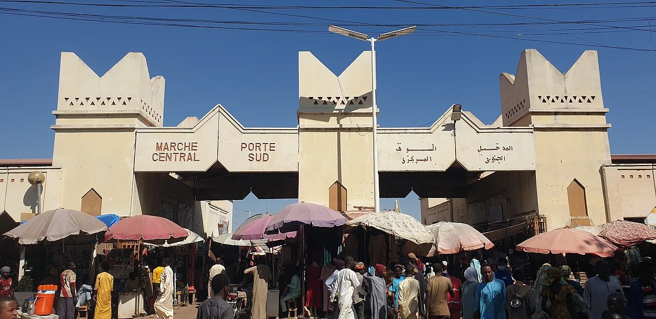 Central market of N'Djamena